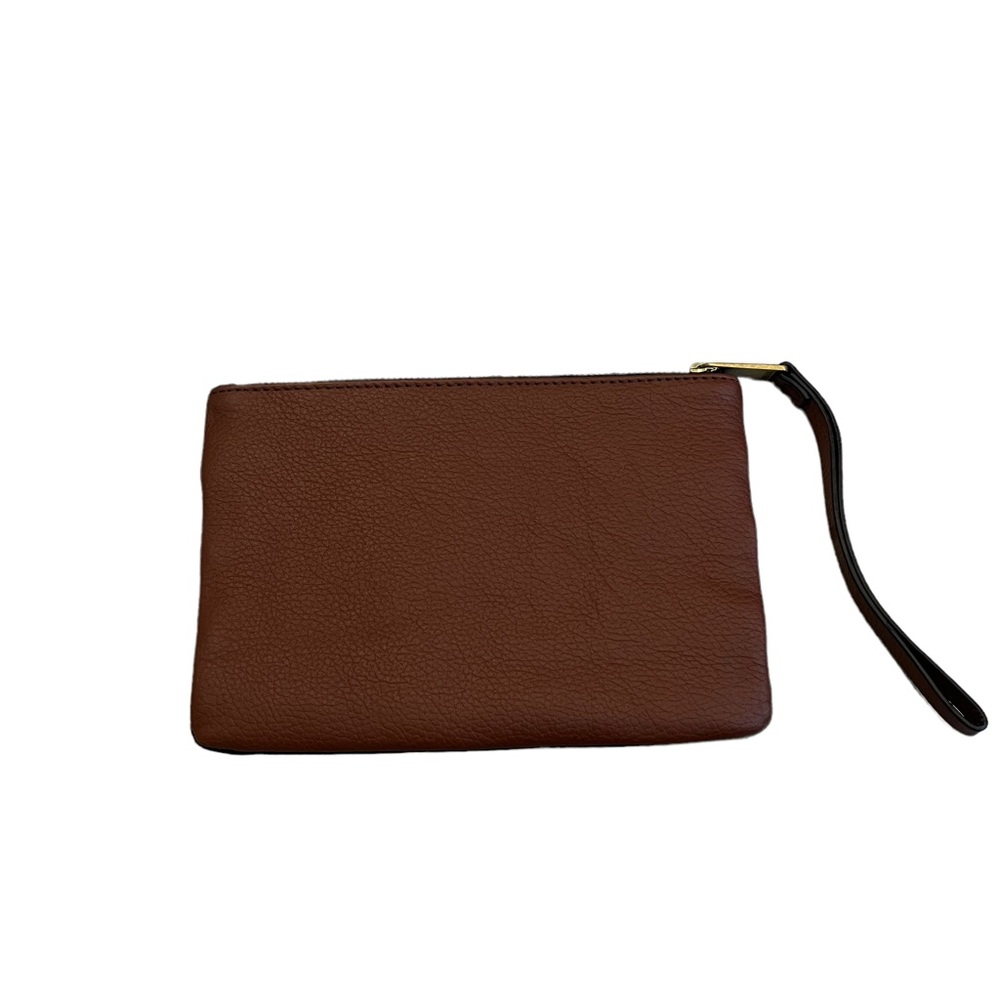 Fossil Leather Wristlet In Brown Multi-Color Block - image 6